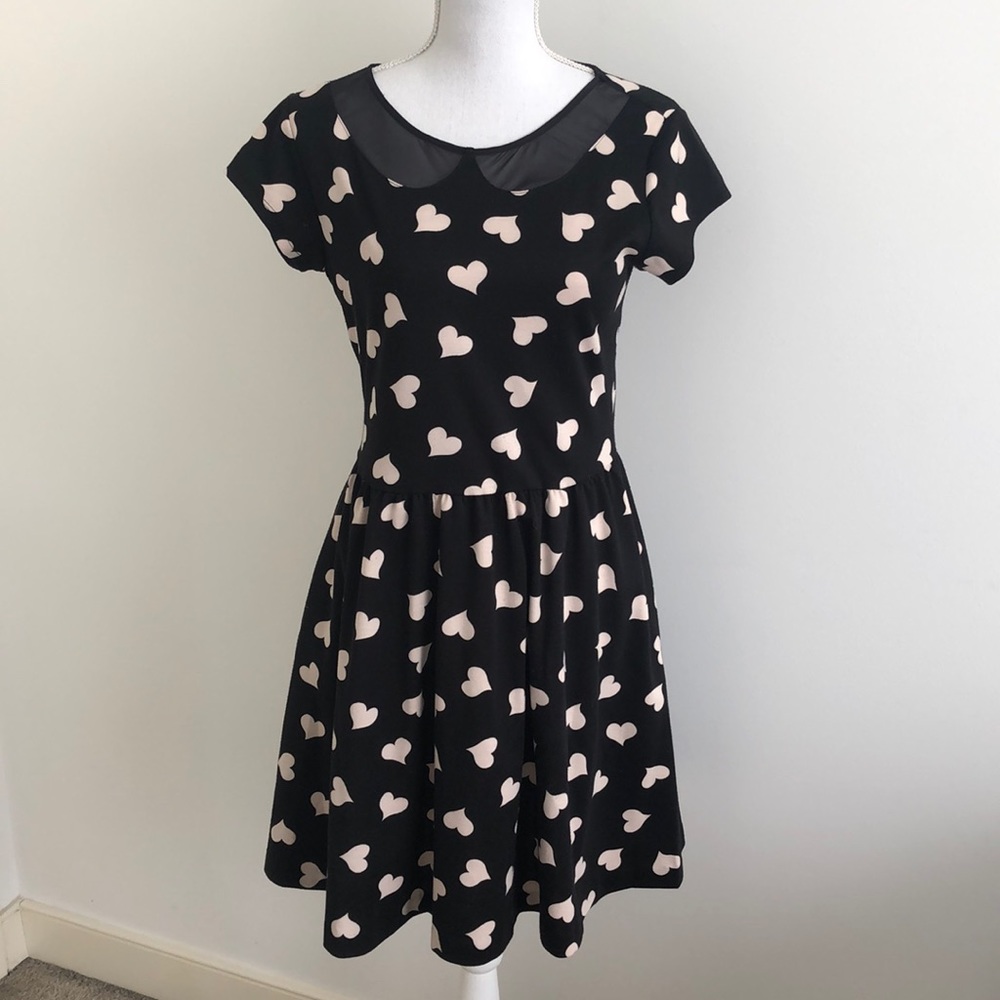 LC Lauren Conrad Heart Dress with Pockets